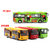 鸭小贱1：32中号旅游巴士车模型合金公共汽车儿童玩具声光回力旅游小汽车677-2(红色)第3张高清大图
