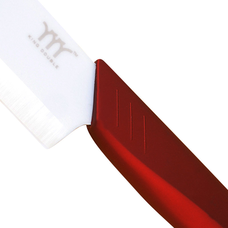 金得宝7寸玫瑰红柄陶瓷刀kmg-a7 厨房刀具 厨师刀 多用刀 菜刀