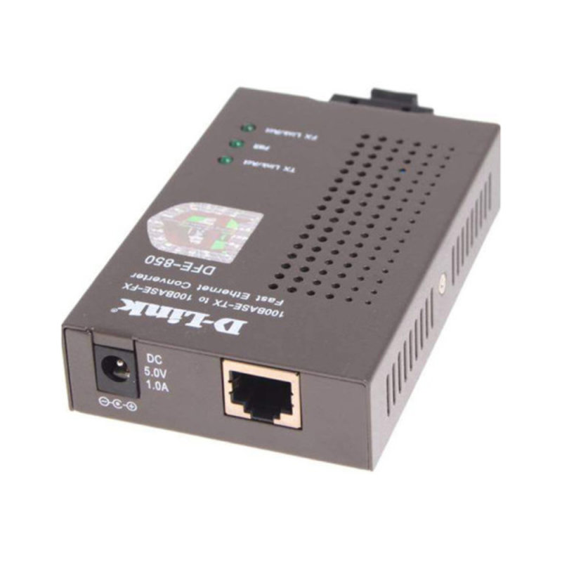 友讯(d-link)dfe-850 快速以太网多模光纤转换器 光纤收发器 光电转换