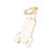 apm MONACO女士黄色银耳环AE10557MY 时尚百搭第3张高清大图