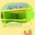 迪士尼 儿童桌椅套装幼儿玩具桌 幼儿园游戏桌 塑料桌子环保 小熊维尼桌子(绿色 小熊维尼系列)第3张高清大图