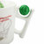 冠京 卡通运动杯CA803陶瓷咖啡马克 牛奶情侣办公室创意茶水杯(绿色A)第3张高清大图