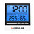 志高电子温湿度计浴室湿度计家用带灯光日历时间温度计ZG-7016（白色） 国美超市甄选第5张高清大图