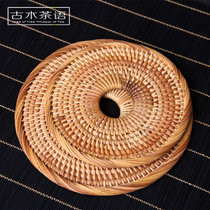 环型弧边越南藤编杯垫/茶垫/紫砂壶垫/养壶垫 古木茶语(10cm(单个) 其他)