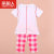 南极人儿童棉莱卡时尚打底内衣（亮色爱心） N513T80422(粉色 130cm)第5张高清大图
