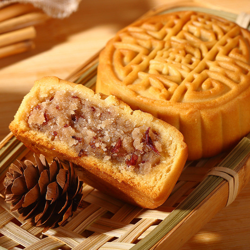 中秋月饼木糖醇中秋月饼无蔗糖糕点糖友月饼多口味中秋中秋无蔗糖