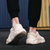 羊骑士 小熊鞋网红款板鞋2019夏季透气网面小白鞋男士运动鞋新款休闲潮鞋(CN-XXD002米色 44)第4张高清大图