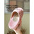 BENSS HOME透气PU男女开口四季拖居家拖鞋38-39粉红色 透气舒适第4张高清大图