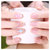 法国AMIKO艾米蔻玫瑰系列花漾养护无添加环保指甲油10ML(桃色心形HB14)第5张高清大图
