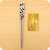 琳琅集 日式奶牛陶瓷不锈钢筷子家用骨瓷柄防滑筷子餐具(黑色斑点 22.4cm)第3张高清大图