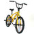 跑狼BMX花式街车小轮车表演自行车极限车DS909(黄黑色)第2张高清大图