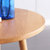 北欧三角桌简约实木腿咖啡桌艺术三脚边几创意圆形小茶几现代边桌(大款)第4张高清大图