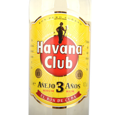 古巴哈瓦那俱乐部3年朗姆酒 750ml