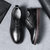 诺贝达男鞋休闲皮鞋商务休闲鞋新款英伦男士系带鞋子(黑色 40)第2张高清大图