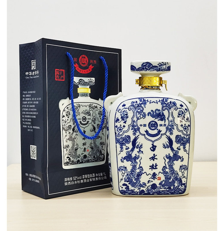 國美酒業 白水杜康52度元青花白酒1l(單瓶裝)【圖片 價格 品牌 報價】