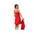 苏泽尔（suzle）雅质风情蕾丝绣花吊带真丝睡裙睡袍两件套（红色）（L）第3张高清大图
