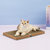 小佩猫基百科猫抓板窝磨爪器瓦楞纸猫窝垫猫爪板猫玩具猫咪用品(科幻蔚蓝)第4张高清大图