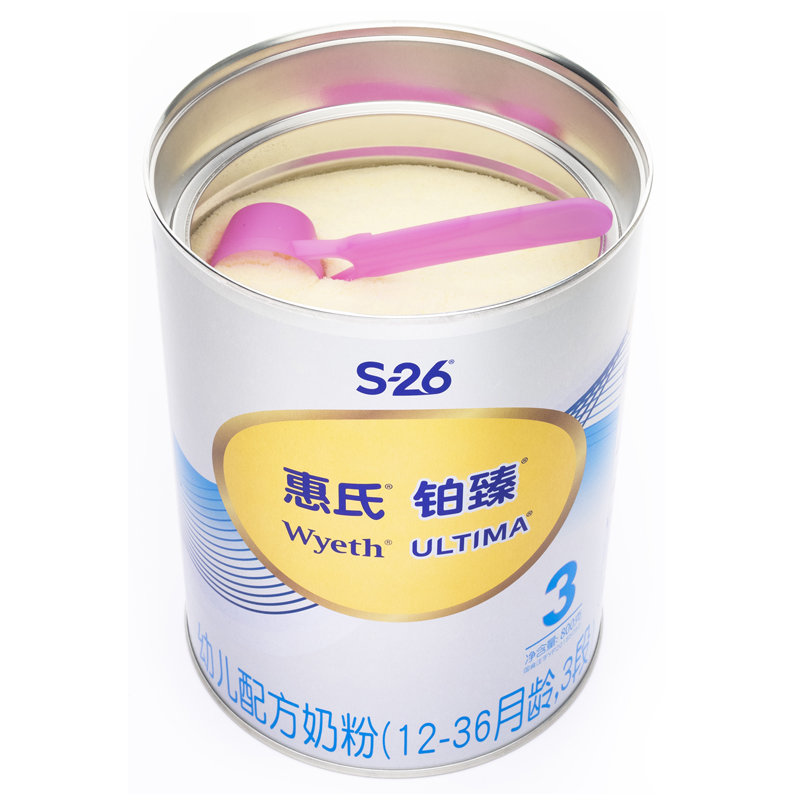 惠氏s26铂臻幼儿乐3段1罐800g