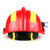 谋福 消防员头盔 抢险救援防砸护头头盔 抢险救援帽 红黄色韩式安全帽....(单独头盔)第4张高清大图