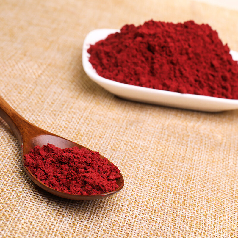 鲜窝窝古田红曲粉258克可可粉红曲米粉卤味烘焙原料可食用色素粉