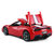 星辉法拉利458跑车模型 内置充电一键遥控敞篷可漂移74560 红色 国美超市甄选第6张高清大图