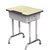 永岩钢木  儿童学生课桌椅课桌凳 YY-0187(蓝色（可指定） 默认)第4张高清大图