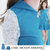 DELUXSEY 镂空蕾丝拼接连帽卫衣裙套装 长袖卫衣开衫+百褶短裙2件套(蓝色 S)第4张高清大图