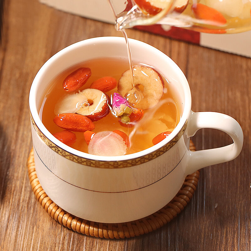 福东海人参桂圆枸杞红枣茶200g20g10国美甄选