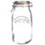 英国Kilner密封罐玻璃储物罐带盖酵素瓶果酱瓶腌制蜂蜜柠檬约克系列密封罐-2000ml18180094第2张高清大图