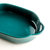 松发瓷器陶瓷烤盘沙拉碗 深汤盘浅汤碗菜碟9英寸-孔雀绿 可烘焙微波炉蒸箱第5张高清大图