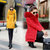 莉妮吉尔 2017冬装新款韩版女装欧洲站时尚显瘦处理反季棉衣棉服外套中长款(红色 XXL)第4张高清大图