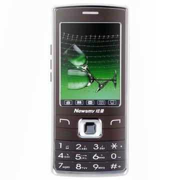 纽曼（newsmy）D118 GSM手机（咖啡色）双卡双待 非定制机