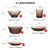 DURALEX多莱斯 法国进口 钢化玻璃双人餐具8件套咖啡简约(咖啡色)第5张高清大图