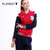 PLAYBOY/花花公子运动套装厚款女运动服开衫休闲服跑步运动卫衣女(红色 160)第2张高清大图