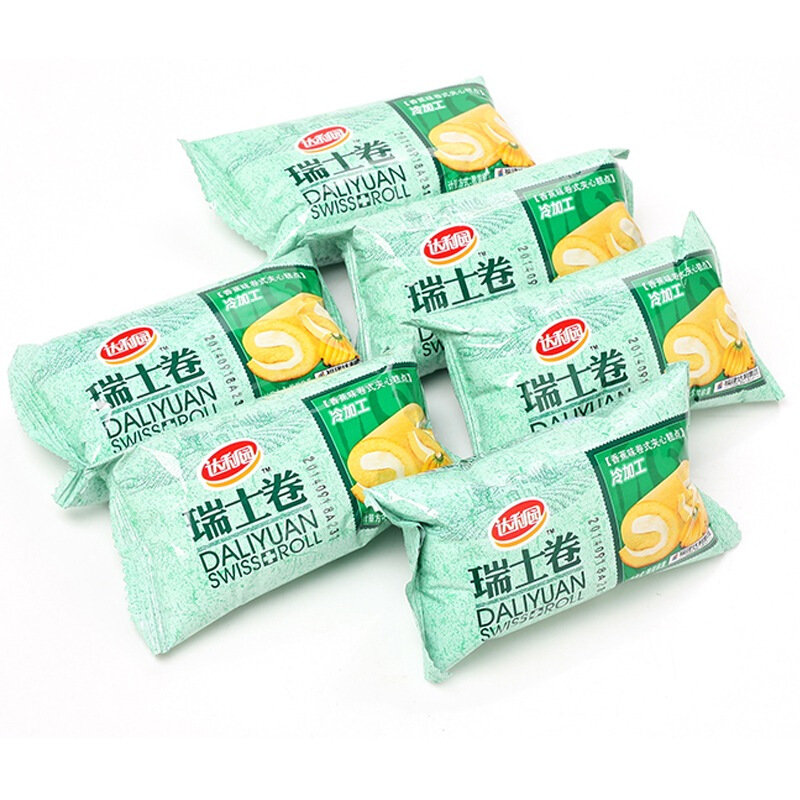 达利园瑞士卷香蕉味200g早餐奶香糕点代餐口袋面网红休闲零食小吃