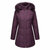 女士冬季羽绒服韩版中老年女装中长款加厚大码鸭绒外套9103(紫色 XXL)第5张高清大图