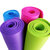 包邮加厚10MMNBR瑜伽垫拉力器弹力带运动垫子环保材质防潮垫爬行垫家用健身（男女使用）赠送收纳袋+绑绳(紫色 80cm)第4张高清大图
