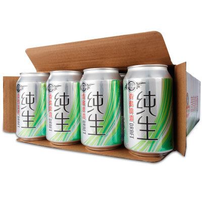 青岛啤酒 纯生330ml*24听 德国风味 企业自营质量保障