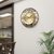新中式挂钟轻奢客厅静音钟表创意个性大气时钟时尚挂表家用石英钟(20英寸以上 小号 TYK098 (带万年历))第4张高清大图