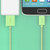 360充电数据线 Micro USB2.0 安卓电源线 1M 绿色第5张高清大图