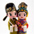 中国传统民俗特色神话戏剧树脂情侣娃娃人偶创意家居婚房装饰摆件 送结婚婚庆婚礼礼品(贵妃醉酒)第2张高清大图