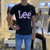 Lee男士圆领短袖T恤L300702LQK11(黑色 M)第4张高清大图
