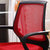 匠林家私椅子弓形椅升降办公椅电脑椅家用(红色 黑框)第3张高清大图
