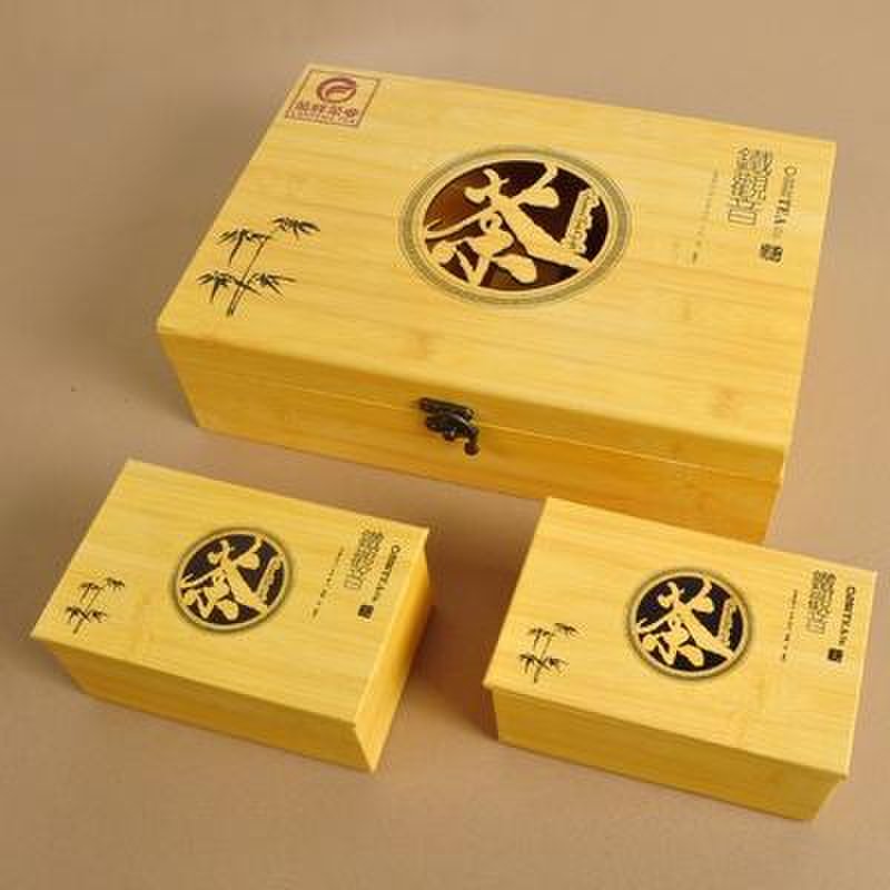 茶叶 铁观音 清香型 特级安溪铁观音 乌龙茶 高档镂空竹韵礼盒250克