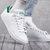 Adidas阿迪达斯三叶草男鞋女鞋 夏季新款运动鞋贝壳头休闲鞋耐磨板鞋FX5502(白色 38.5)第4张高清大图