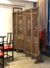 中式屏风隔断客厅实木做旧移动折屏雕花折叠屏风酒店办公室玄关