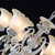 雷士 欧式吊灯水晶灯复古欧式美式客厅卧室餐厅灯具ECD9000(6头带5WLED球泡)第4张高清大图