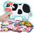 moondog儿童拼图塑料欢乐农场 玩具宝宝幼儿早教超大块智力纸质拼图第2张高清大图