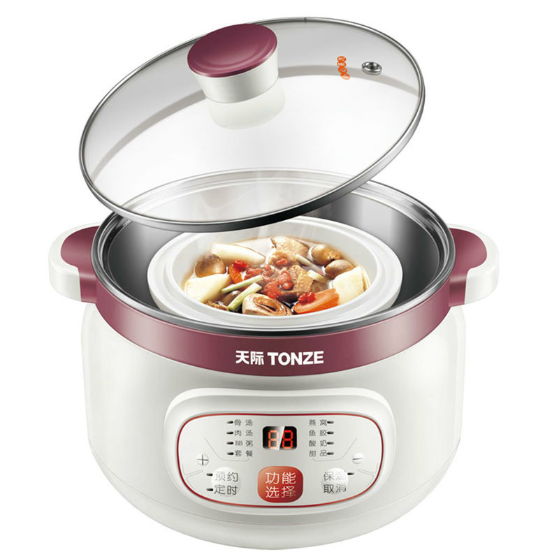 天际(tonze)微电脑电炖锅dgd18-18cg红