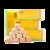 鸥露（OULU）本色纸巾（面巾纸3包，1提）(黄色 鸥露无芯卫生纸1100g2提)第5张高清大图